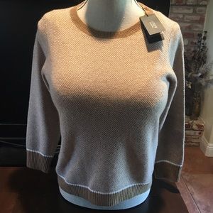 Collection cashmere birds-eye sweater